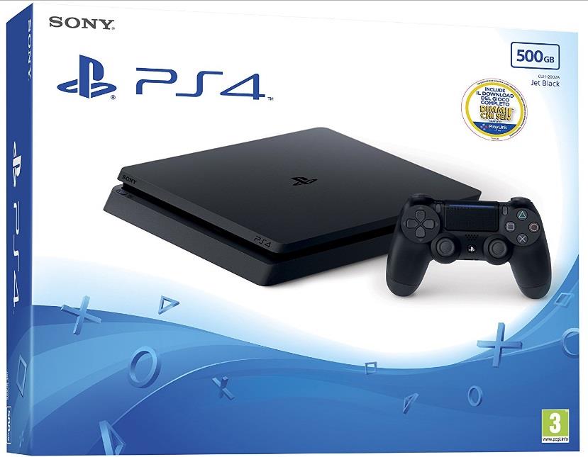 SONY Console Sony PS4 Slim 500 GB + Dimmi chi sei bundle